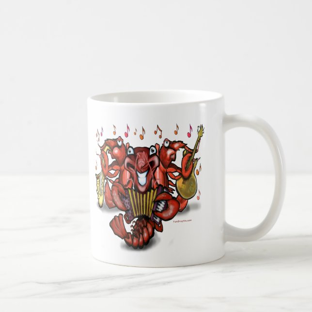 Krawfischband Kaffeetasse (Rechts)