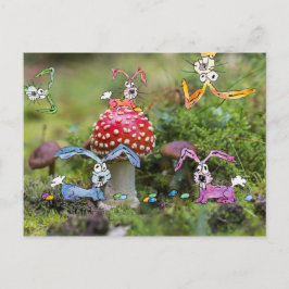 "KRAZY BUNNIES!" Postkarte