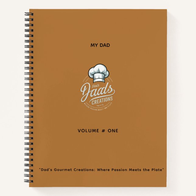 Kreationen des Vaters: Wo Leidenschaft die Notizbuch (Vorderseite)