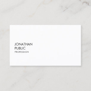 Kreativ Modern Minimal Professionell Glatt Einfach Visitenkarte