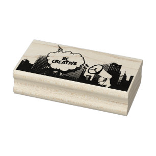 Kreativ sein gummistempel
