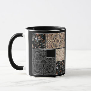 Kreativdesign-Fotos Text verzierte Schlangenhaut Tasse
