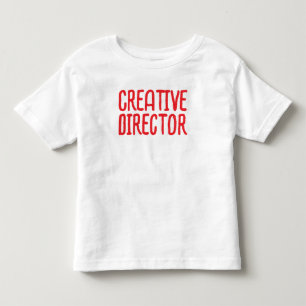 'Kreativdirektor' Lustiger Künstler Typography Kleinkind T-shirt