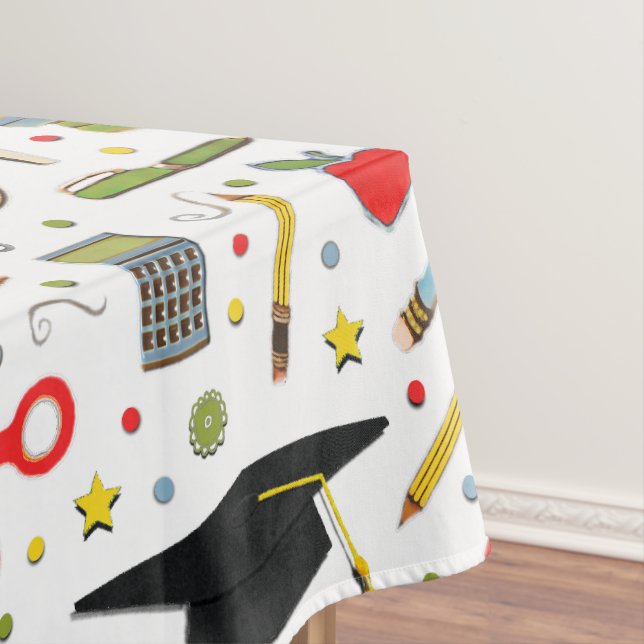 Kreative Abschlussfeier Tischdecke (Beispiel)