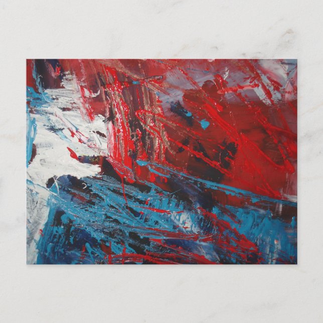 Kreative Abstrakte Kunstdekoration Postkarte (Vorderseite)