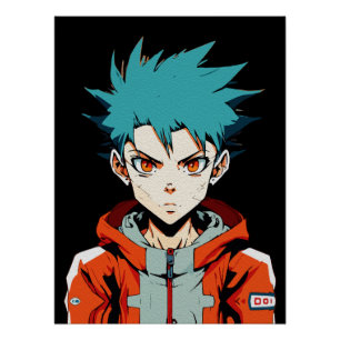 Kreative Anime-Wandkunst   Jungen 03 Poster