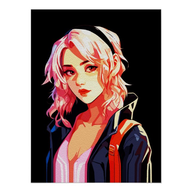 Kreative Anime-Wandkunst | Mädchen 13 Poster (Vorderseite)