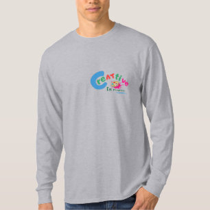Kreative Arbeit in Farbe - Künstlerisches Zitat T-Shirt