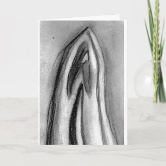 Kreative Art, Ihre Gebet-Unterstützung anzubieten. Karte