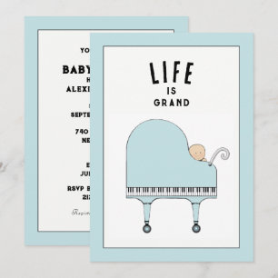 Kreative Babyshower-Einladungen Einladung