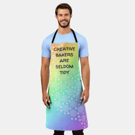 Kreative Bäcker sind selten Tidy Rainbow Gradient Schürze
