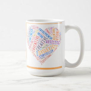 Kreative dislektische Tasse