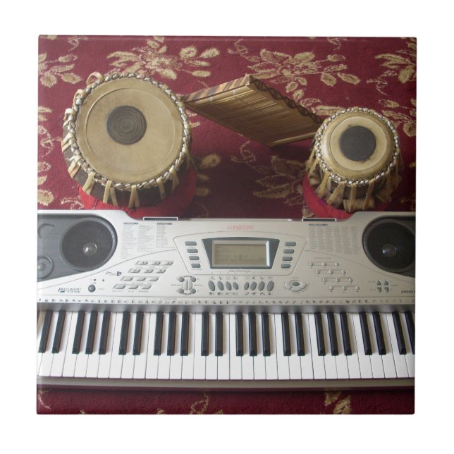 Kreative Ecke: Musikalisches Band Fliese (Vorderseite)