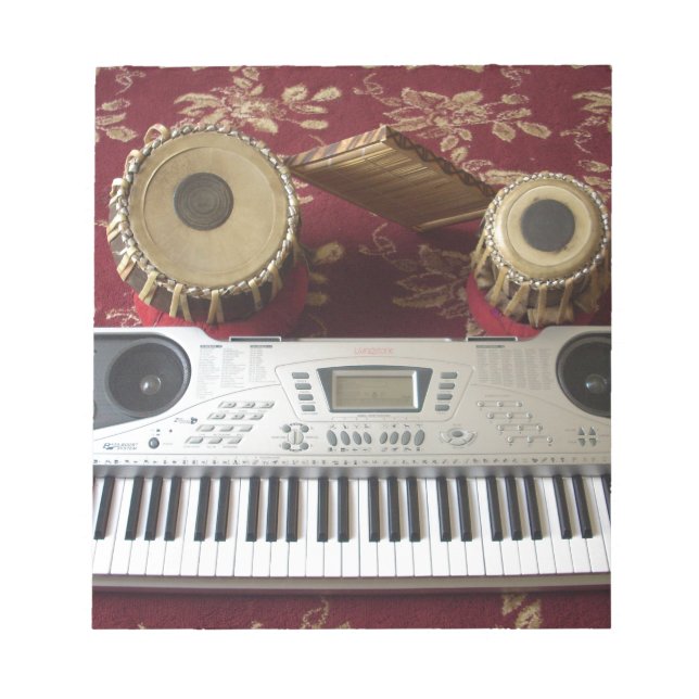 Kreative Ecke: Musikalisches Band Notizblock (Vorderseite)