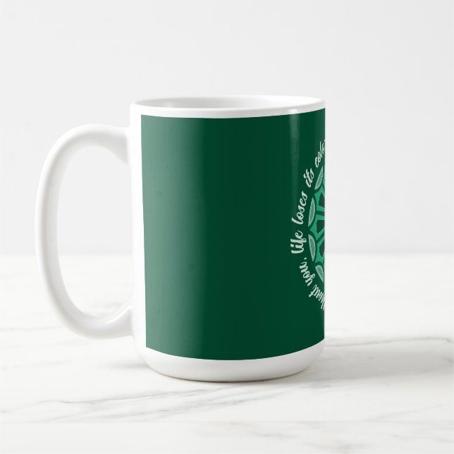 Kreative einfache Farbblumen Geschenk Mutter Vater Kaffeetasse (Links)