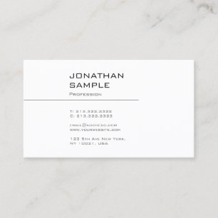 Kreative einfache Grafikdesign-Profi-Ebene Visitenkarte