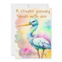 Kreative, einzigartige Einladungen für Babyduschen