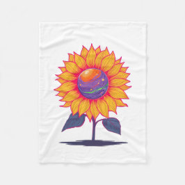 Kreative Energie blutweiß Fleecedecke