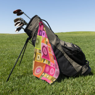 KREATIVE FARBSPIELKUNST FÜR GESCHMACK GOLFHANDTUCH