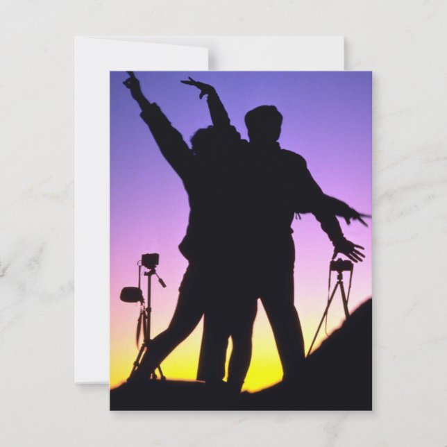 KREATIVE FUN COUPLE JAHRESPARTY EINLADUNG (Vorderseite)