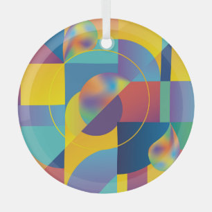 Kreative Geometrie: Abstrakte Vintage-Cover. Ornament Aus Glas