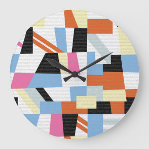 Kreative Geometrie: Längenmuster Große Wanduhr