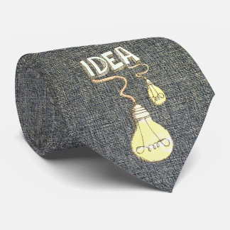 Kreative Glühbirnen-Idee Vintage Retro Krawatte