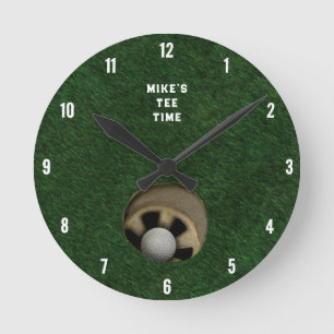 Kreative Golf-Rundenuhr Runde Wanduhr