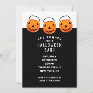 Kreative Halloween-Party Einladung