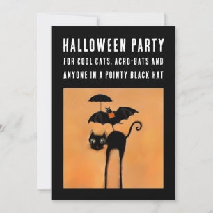 Kreative Halloween-Party-Einladungen Einladung