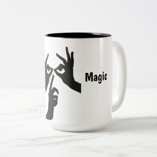 Kreative Hand Schatten Augen Minimalistische Tasse