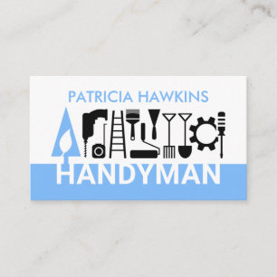 Kreative Handwerker-Tools Landschaft Visitenkarte