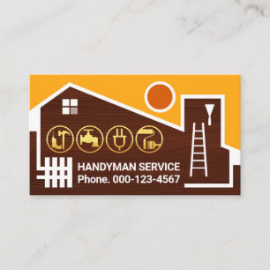 Kreative Handwerker-Werkzeuge Home Frame Visitenkarte
