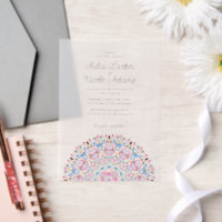 Kreative jugendliche Spiegel-Mandala-Hochzeit