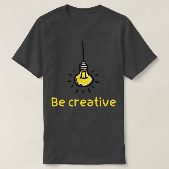 kreative Lampe Idee kreativ cool T-Shirt (Design vorne)