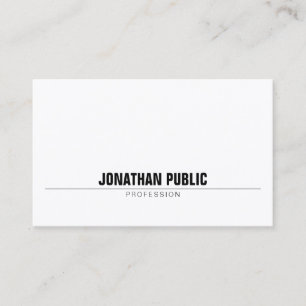 Kreative Minimalistische Beruflich Moderne Einfach Visitenkarte