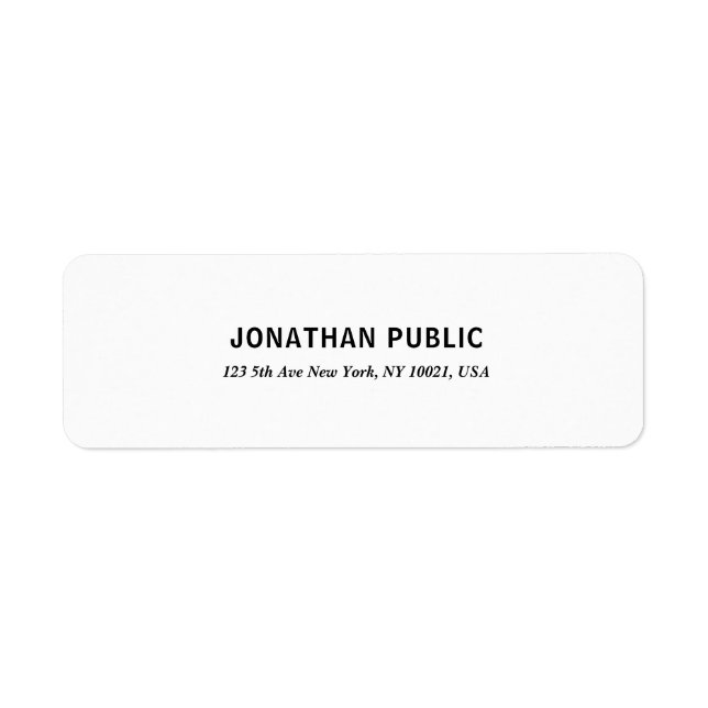 Kreative, moderne, einfache, Berufliche Vorlage (Vorne)