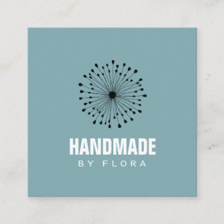 Kreative Moderne, handgefertigte Square Business C Quadratische Visitenkarte