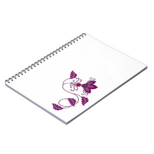 KREATIVE MODERNE LILA BLUME ART GIFT NOTIZBLOCK