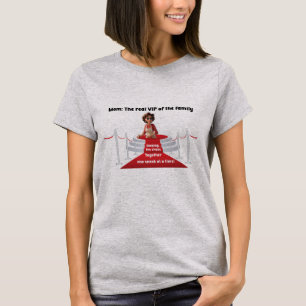 kreative Mütter machen Tag Spaß VIP Snack Mama T-Shirt
