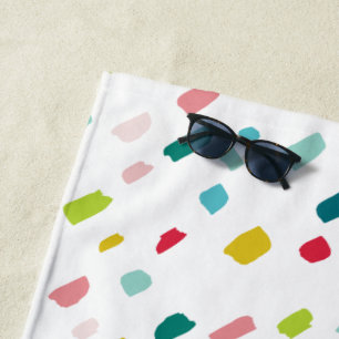 KREATIVE PAINT DABS lustig, kühn, farbenfroh Strandtuch