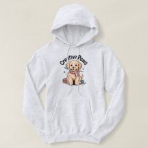 Kreative Pfoten Golden Retriever Hund Künstler Mal