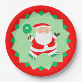 Kreative Ping-Pong-Feier Pappteller