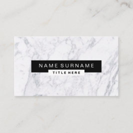 Kreative schwarze u. weiße visitenkarte