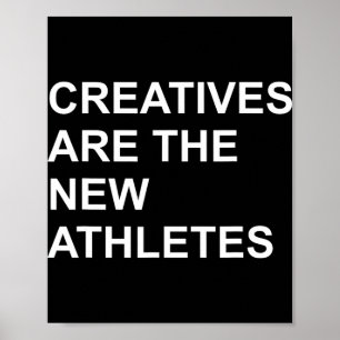 Kreative sind die neuen Athleten Poster