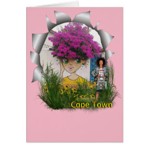 Kreative Straßenkunst in Kapstadt