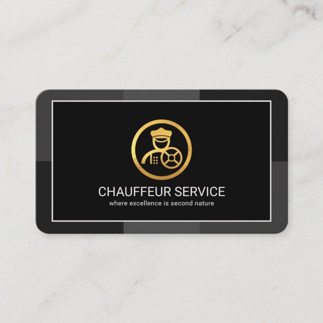 Kreative, stylische, graue, monochrome Layers mit  Visitenkarte (Vorderseite)