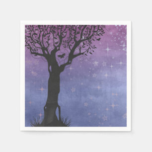Kreative Tree-Silhouette Serviette