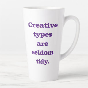 Kreative Typen sind selten ordentlich Milchtasse