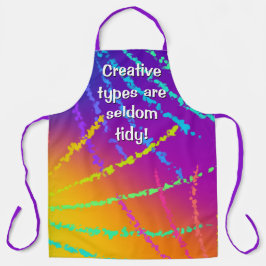 Kreative Typen sind selten ordentlich! Schürze